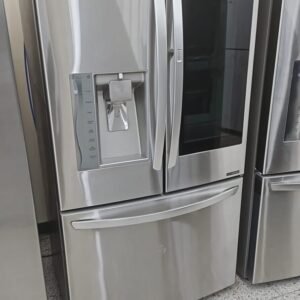 LG Like New Intsaview 3 Door French Door Refrigerator - Stainless