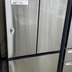 Samsung - BESPOKE 30 cu. ft. 3-Door French Door Smart Refrigerator - Stainless Steel