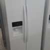 Whirlpool 36" Used Side By Side Refrigerator - White