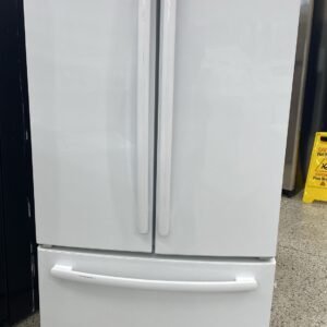 GE Like New 3 Door French Door Refrigerator - White