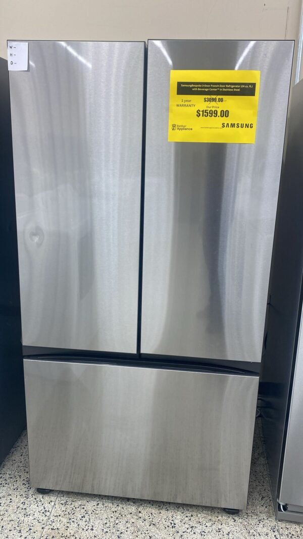 Samsun Bespoke New Scratch and Dent French Door Refrigerator