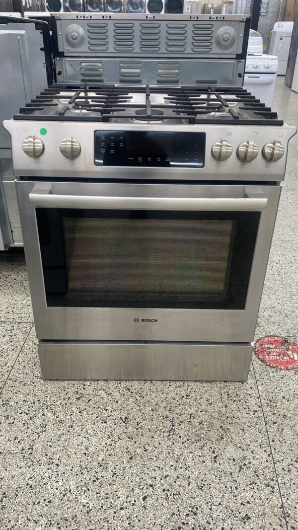 Bosch New 5 Burner Slide in Gas Stove - Stainless