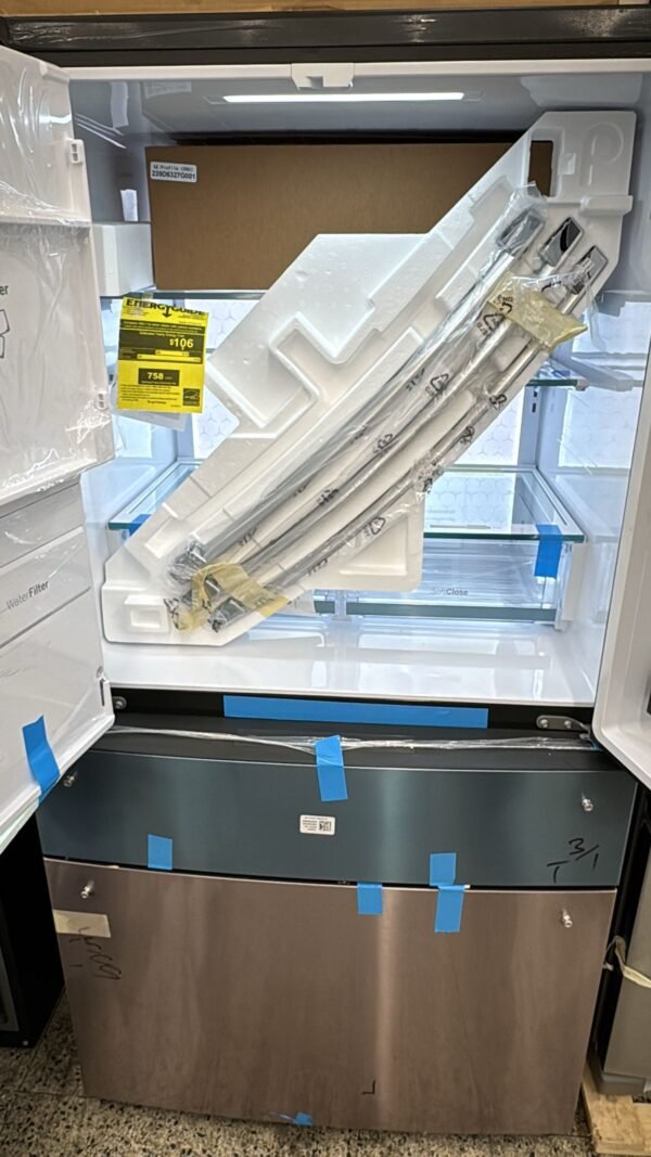 GE PVD28BYNHFS 27.9 Cu. Ft. 4-Door French-Door Refrigerator - Image 3
