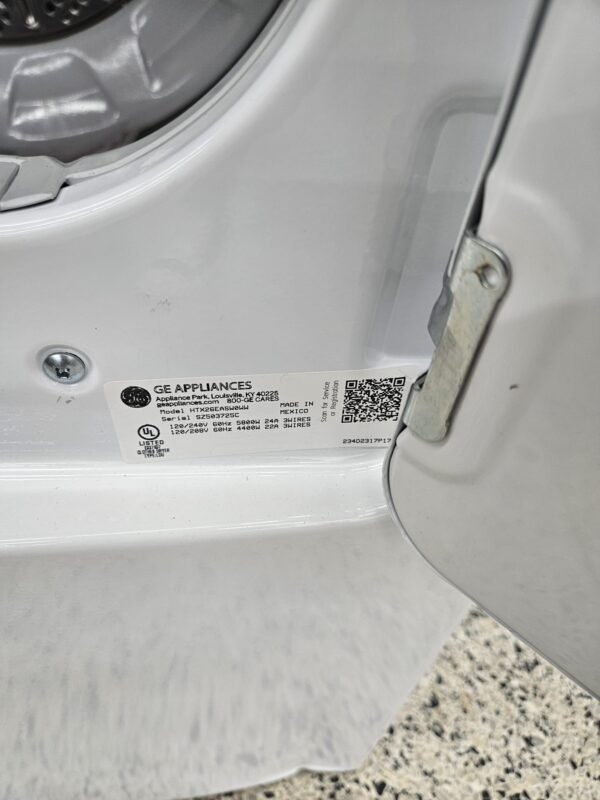 Hotpoint HTX26EASWWW 27 Inch Top Load Electric Dryer - Image 2