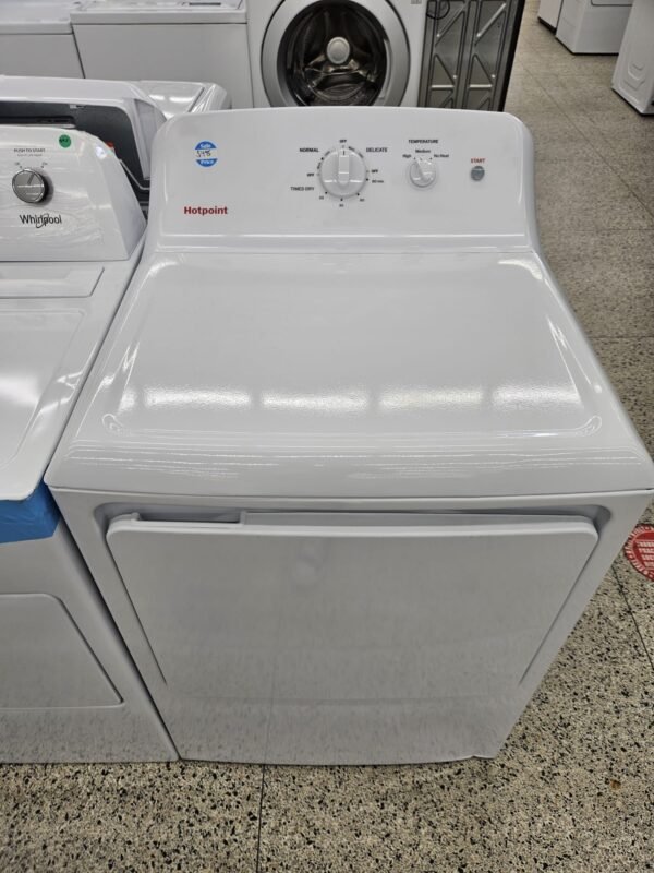 Hotpoint HTX26EASWWW 27 Inch Top Load Electric Dryer - Image 4