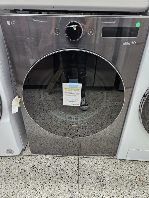 LG New DLHC5502B 27 Inch Smart Electric Ventless Dryer - Image 4