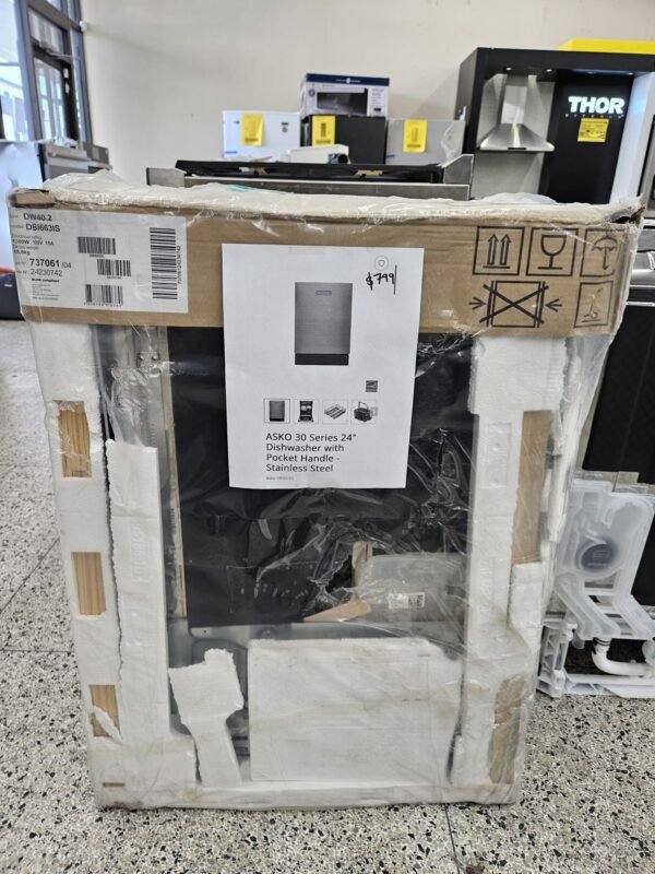 Asko 30 Series DBI663IS 24 Inch Built-In Dishwasher - Image 4