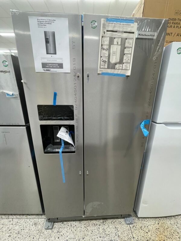 KitchenAid KRSF705HPS – 24.8 cu ft Side-by-Side Refrigerator - Image 2