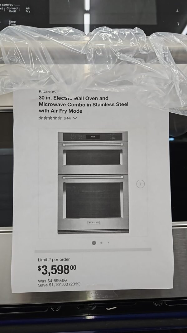 KitchenAid KOEC430RSS01 – 30″ Microwave + Wall Oven Combo - Image 4