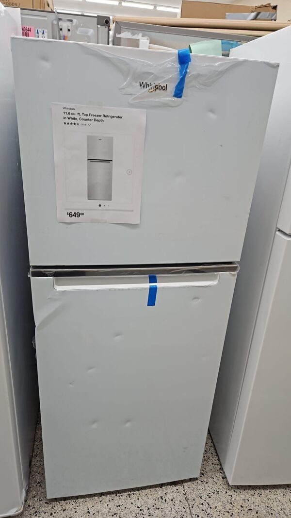 Whirlpool WRT112CZJW 24 Inch Counter-Depth Top Freezer Refrigerator - Image 2