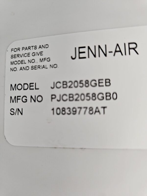 Jenn-Air JCB2058GEB 18.6 cu ft Bottom Freezer Refrigerator - Image 3