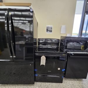 New 4 Pcs Kitchen Appliances Package - Black