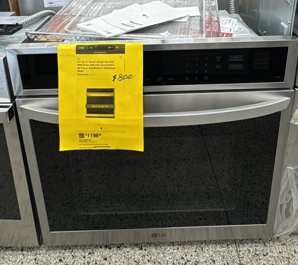 LG NEW 30" ELETRIC SINGLE WALL OVEN - STAINLESS