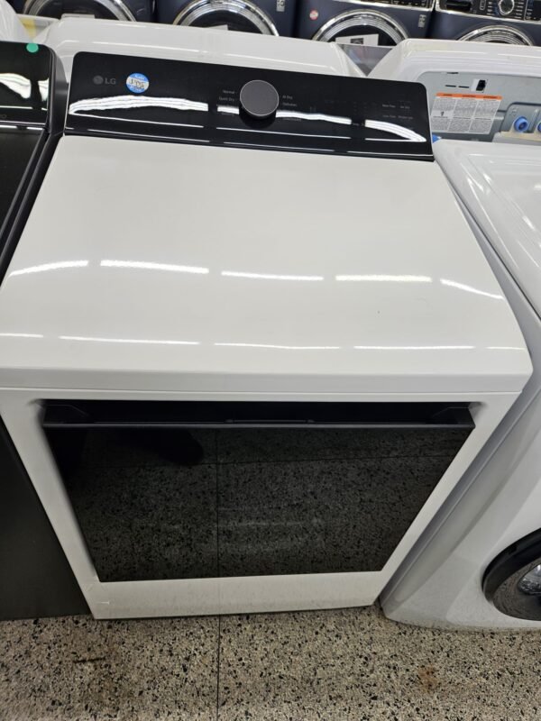 LG New DLG8401WE 27 Inch Ultra Large Capacity Top Load Gas Dryer - Image 2