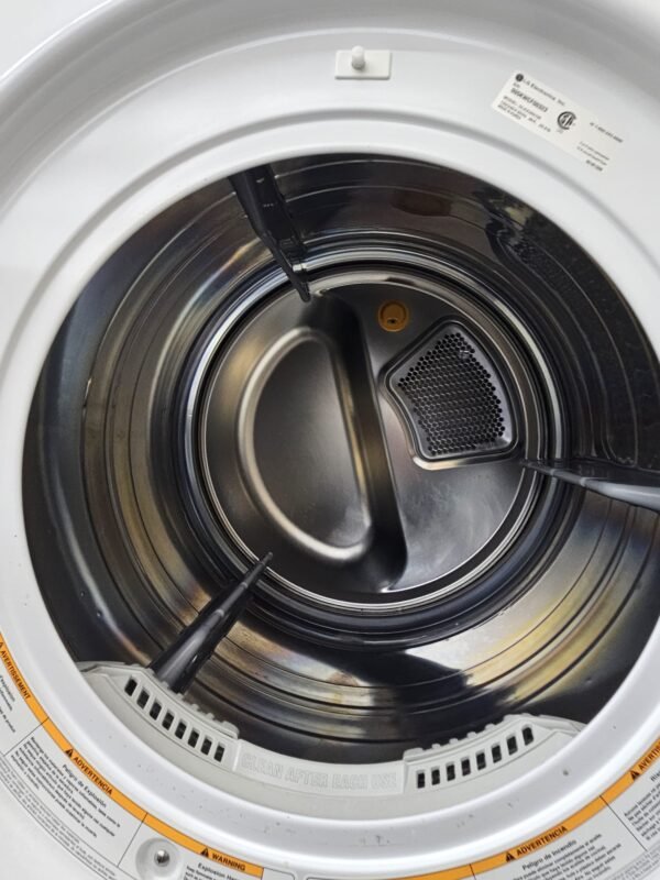 LG Used Front Load Stackable Washer Dryer Set - (White) - Image 4