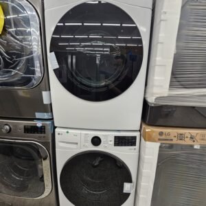 LG New DLEX4080W WM4080HWA Smart Front Load Washer Dryer Set