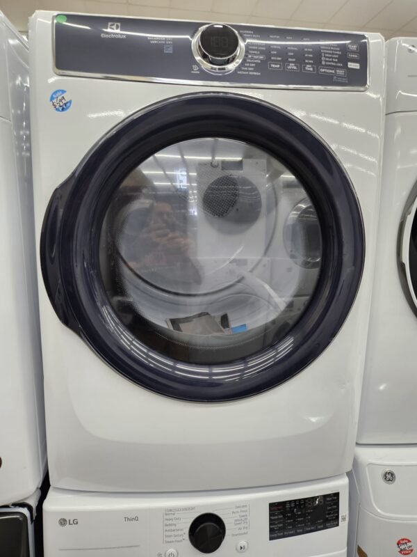 ELECTROLUX ELFE7626BW 8.0 Cu. Ft. Front Load Steam Electric Dryer - Image 2