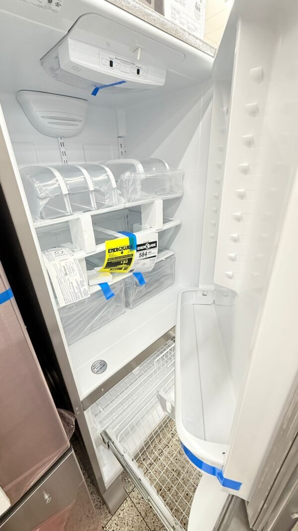 Whirlpool New WRB322DMBM 33" Bottom Freezer Refrigerator - Image 3