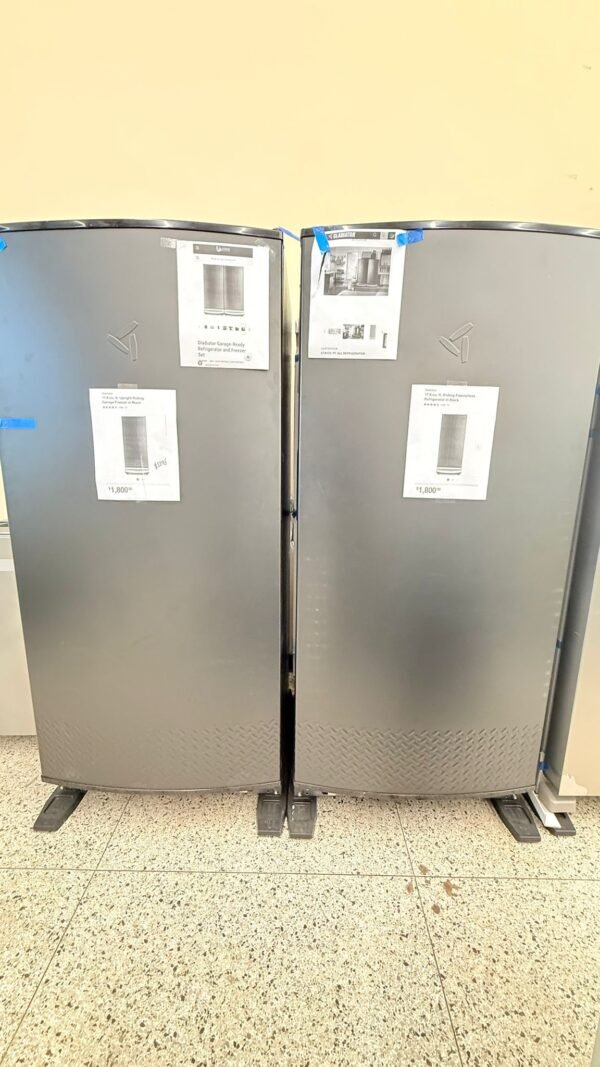 Gladiator New Open Box Side Kick Fridge And Freezer Set