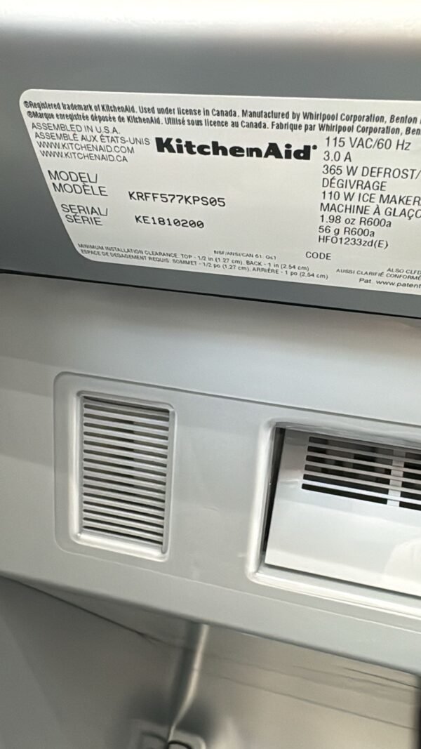 KitchenAid New KRFF577KPS 27 Cu. Ft. French Door Refrigerator - Image 5