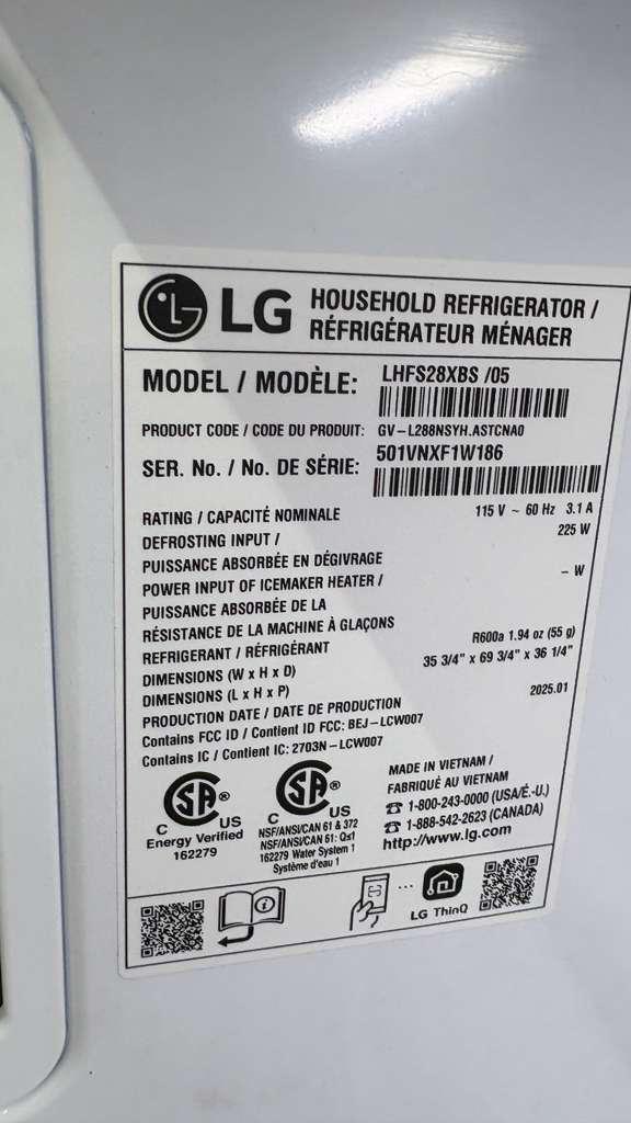 LG LHFS28XBS 28 cu. ft. French Door Refrigerator Stainless - Image 3