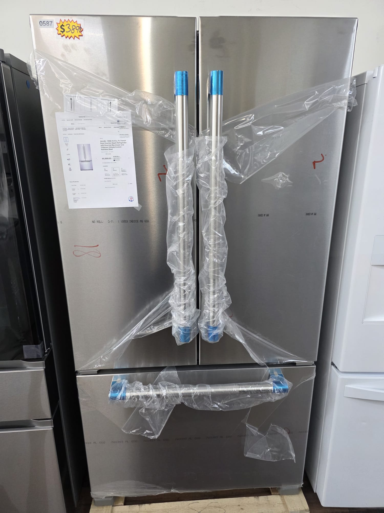 JennAir JFFCF72DKL07 Sophisticated, Spacious French Door Refrigerator- Stainless Steel - Image 2