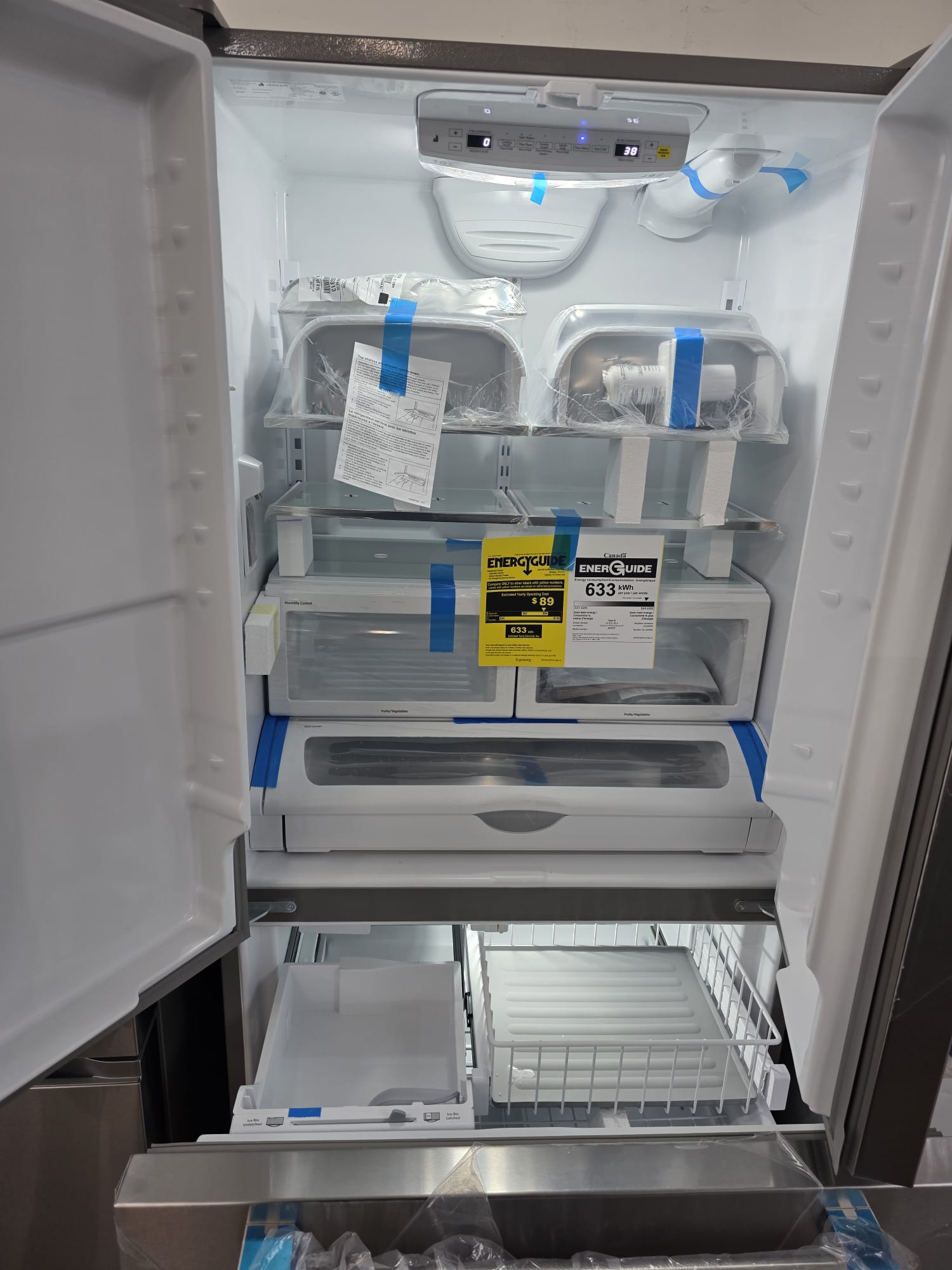 JennAir JFFCF72DKL07 Sophisticated, Spacious French Door Refrigerator- Stainless Steel - Image 3