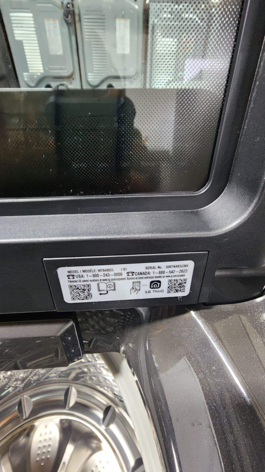 LG WT8480CL DLE8480LE High-Efficiency Laundry Pair- Black Stainless - Image 5