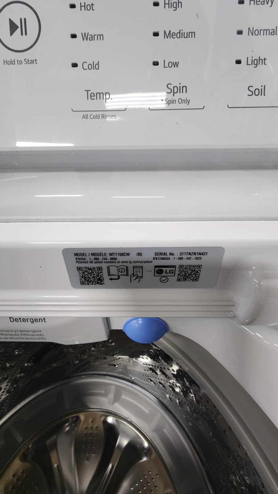 LG WT7150CW Set with Top Load Washer and Gas Dryer in White - Image 7