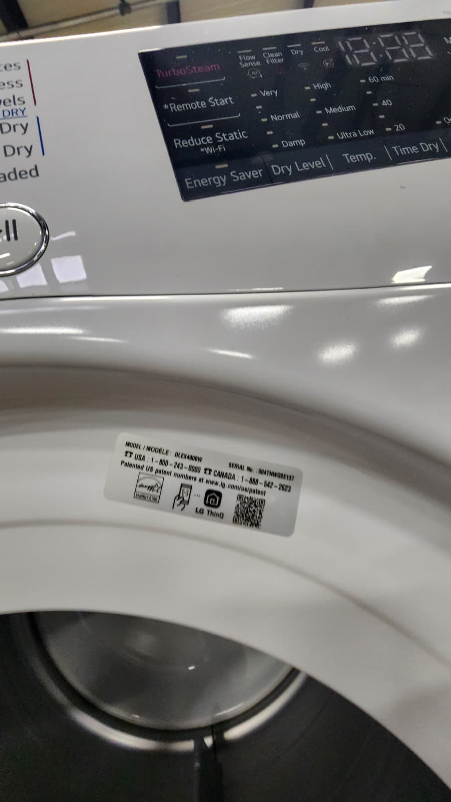 LG WM4000HWA DLEX4000W 4.5/7.4 Cu. Ft. Smart Laundry Set- White - Image 6