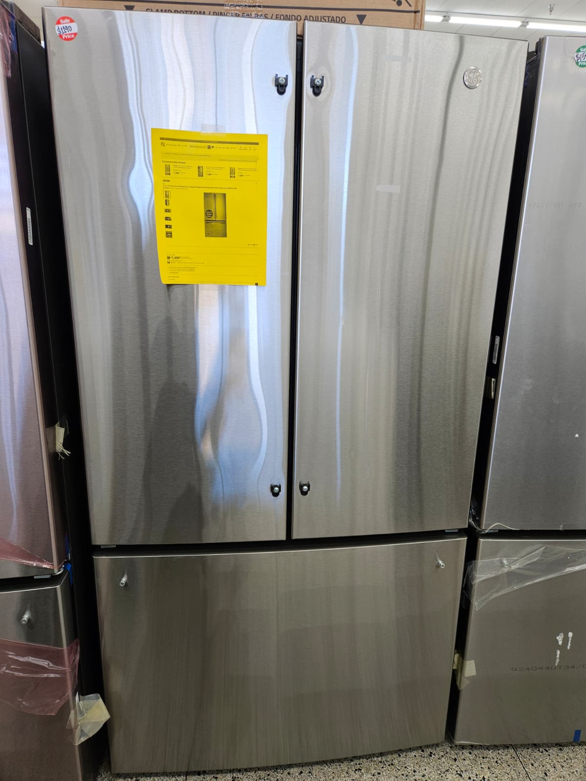 GE GNE27JYMFS 36 Inch French Door Refrigerator - Image 5