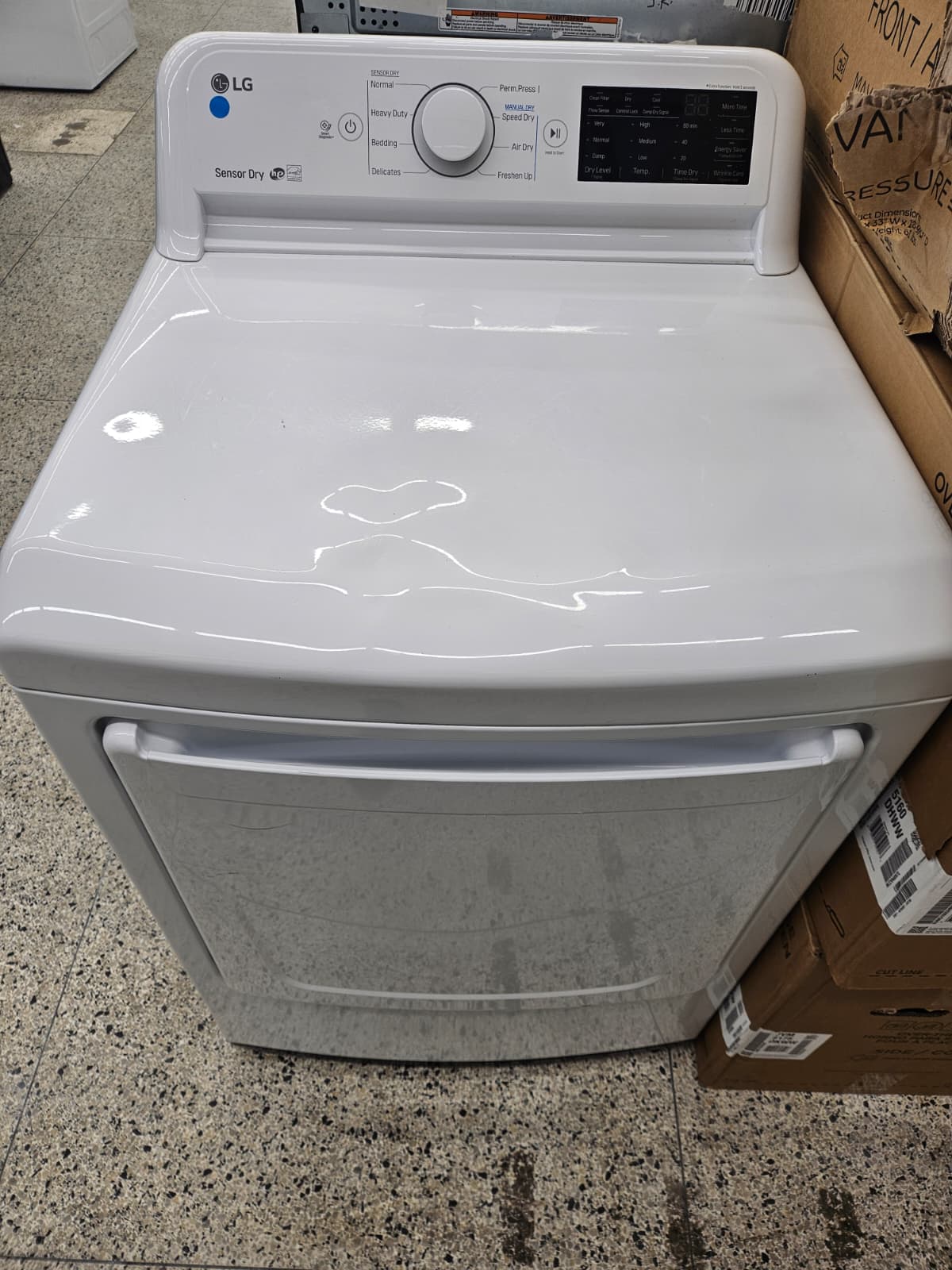 LG DLE7100W 27 Inch Electric Dryer - Image 2