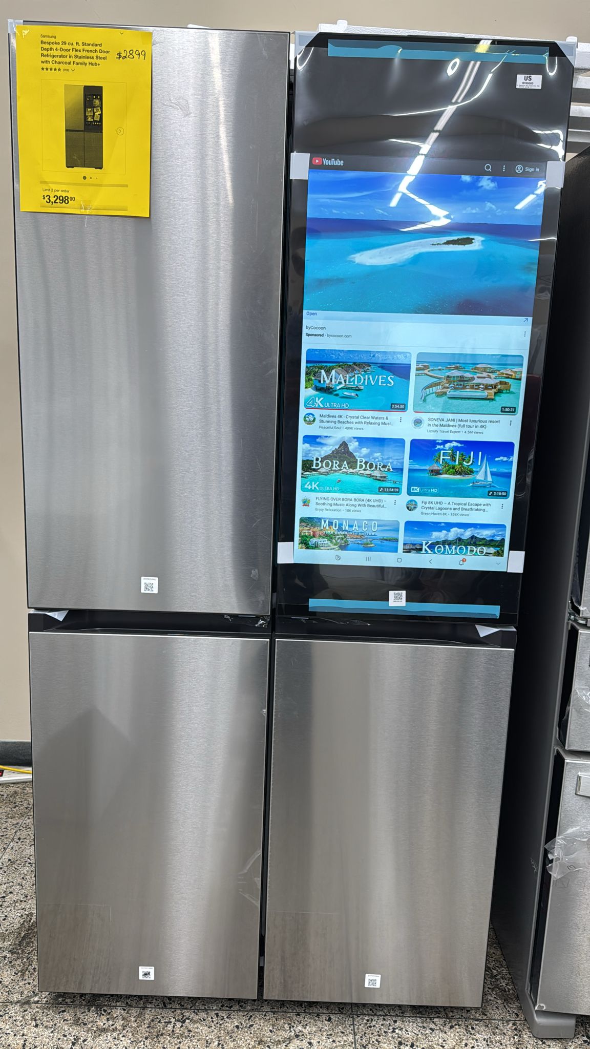 Samsung BESPOKE RF29DB9900QD 36" French Door Refrigerator - Image 2