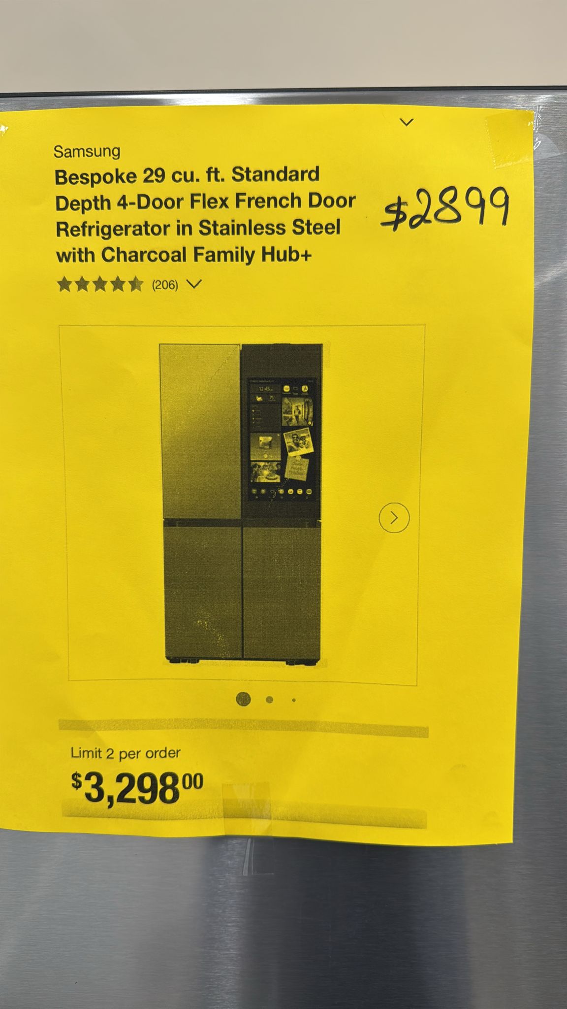 Samsung BESPOKE RF29DB9900QD 36" French Door Refrigerator - Image 5