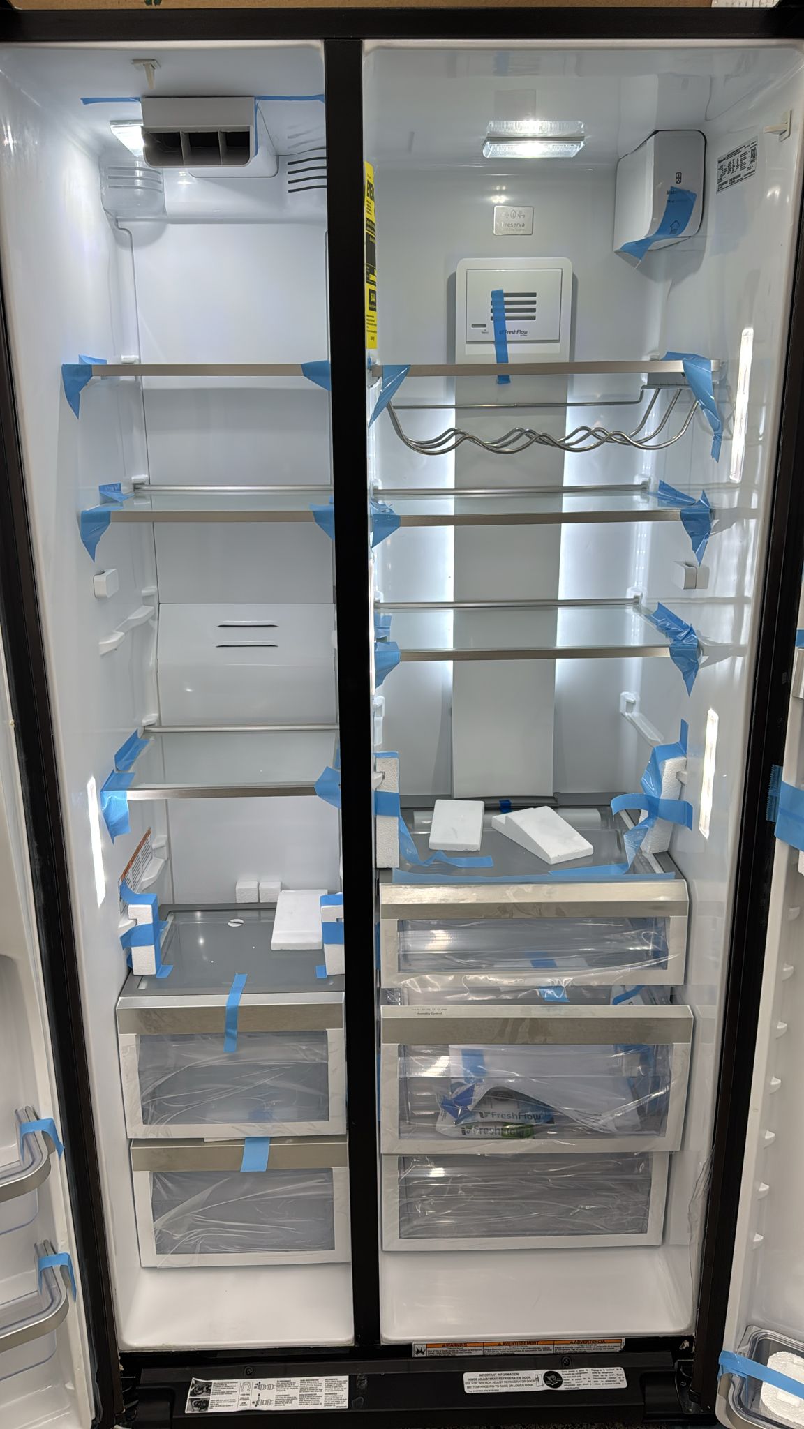 KitchenAid KRSC703HBS 36" Side by Side Refrigerator - Image 6