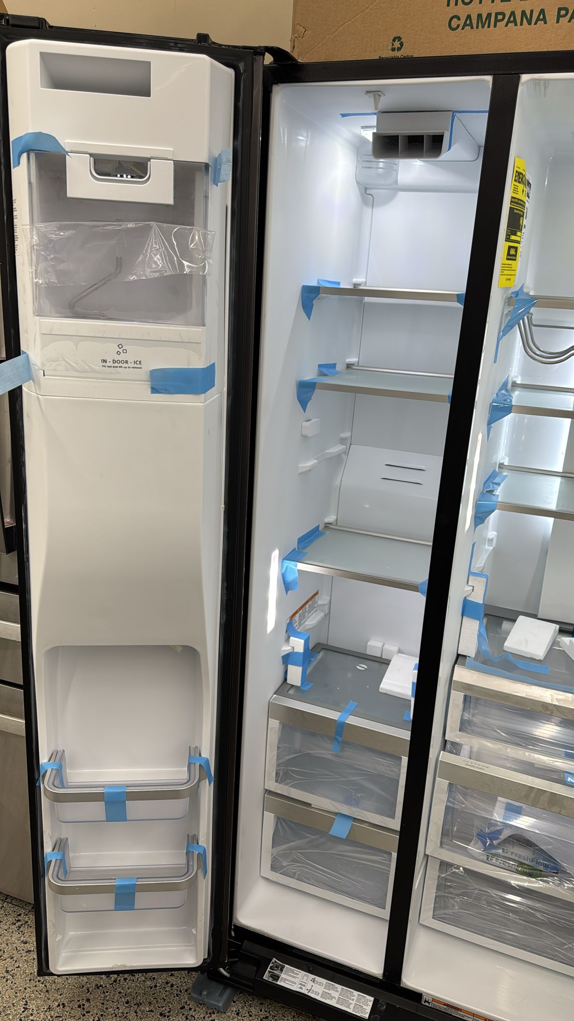 KitchenAid KRSC703HBS 36" Side by Side Refrigerator - Image 4