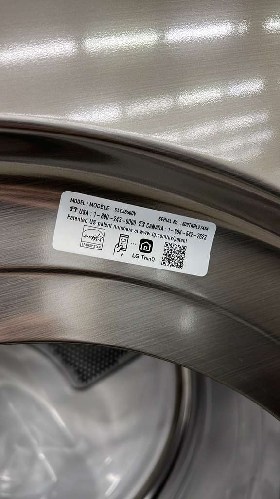 LG WM5500HVA DLEX5500V AI Innovative Washer Dryer Set- Stainless Steel - Image 5