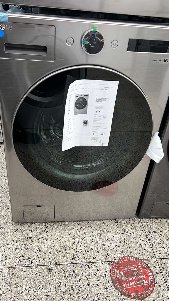 LG WM5500HVA DLEX5500V AI Innovative Washer Dryer Set- Stainless Steel - Image 3