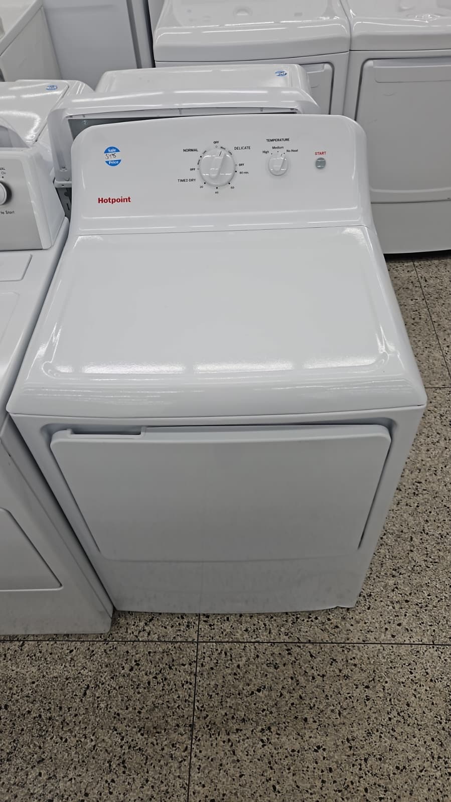 Hotpoint HTX26EASWWW 27" Bold Smart Electric Dryer- White - Image 2