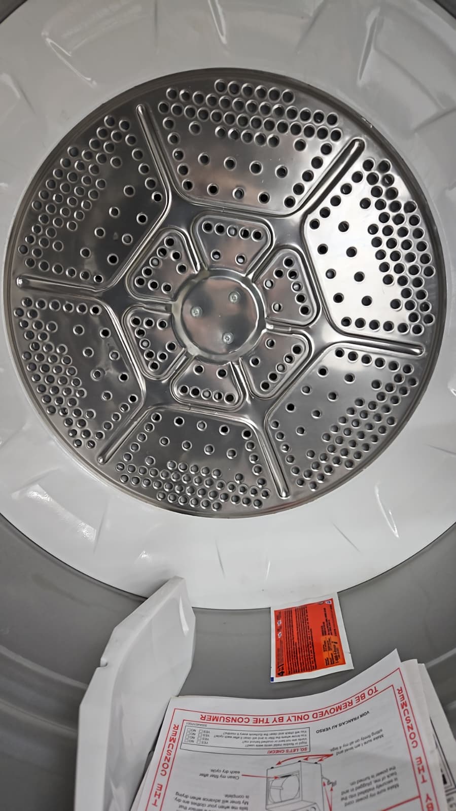 Hotpoint HTX26EASWWW 27" Bold Smart Electric Dryer- White - Image 4