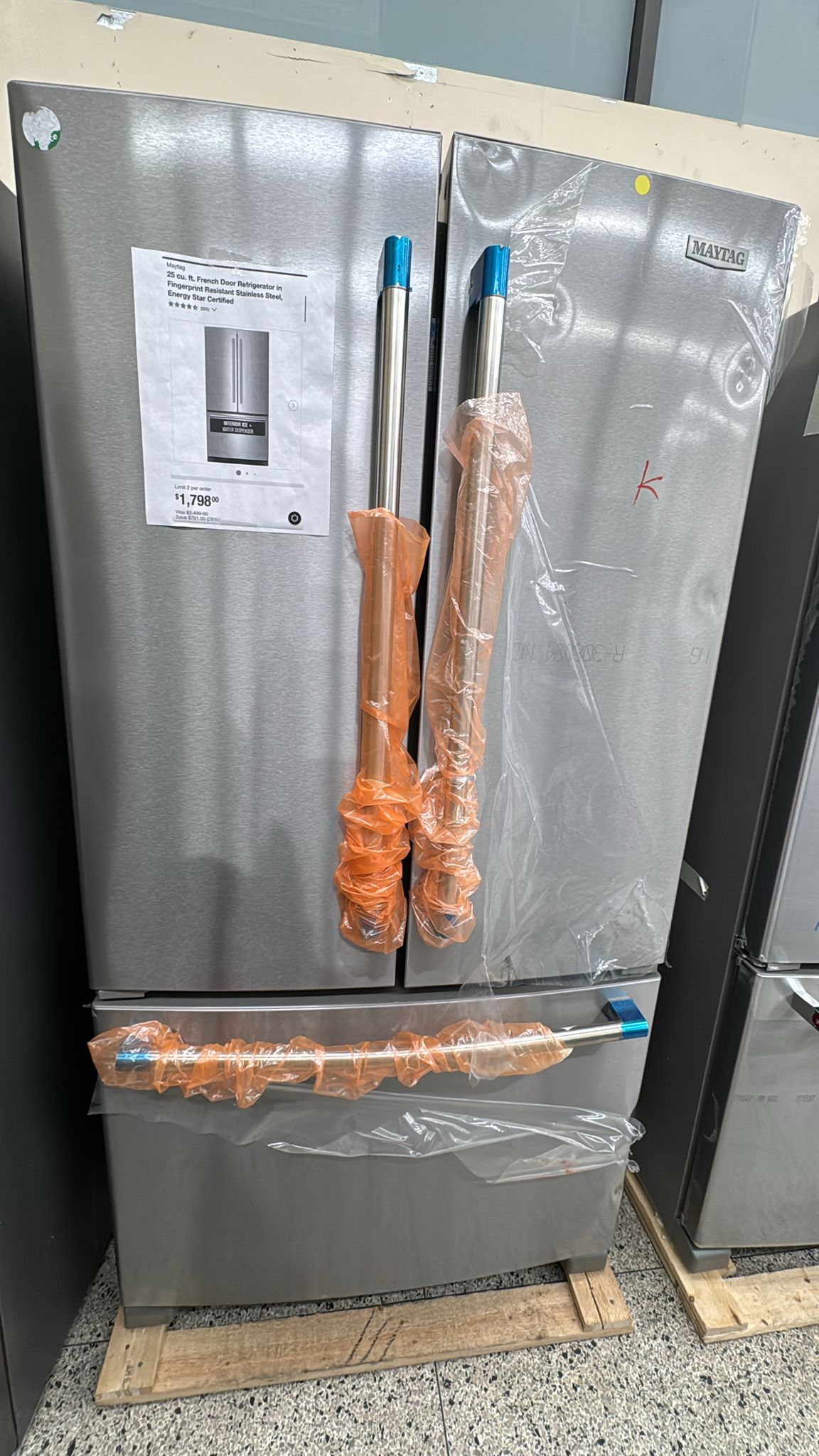 Maytag MRFF4236RZ 36 Inch French Door Refrigerator - Image 4