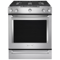 KitchenAid KSDB900ESS 30" Slide‑In Dual Fuel Range