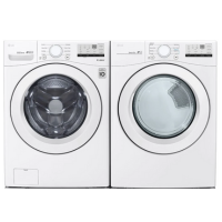 LG 27" WM3400CW Washer DLE3400W Electric Dryer Set