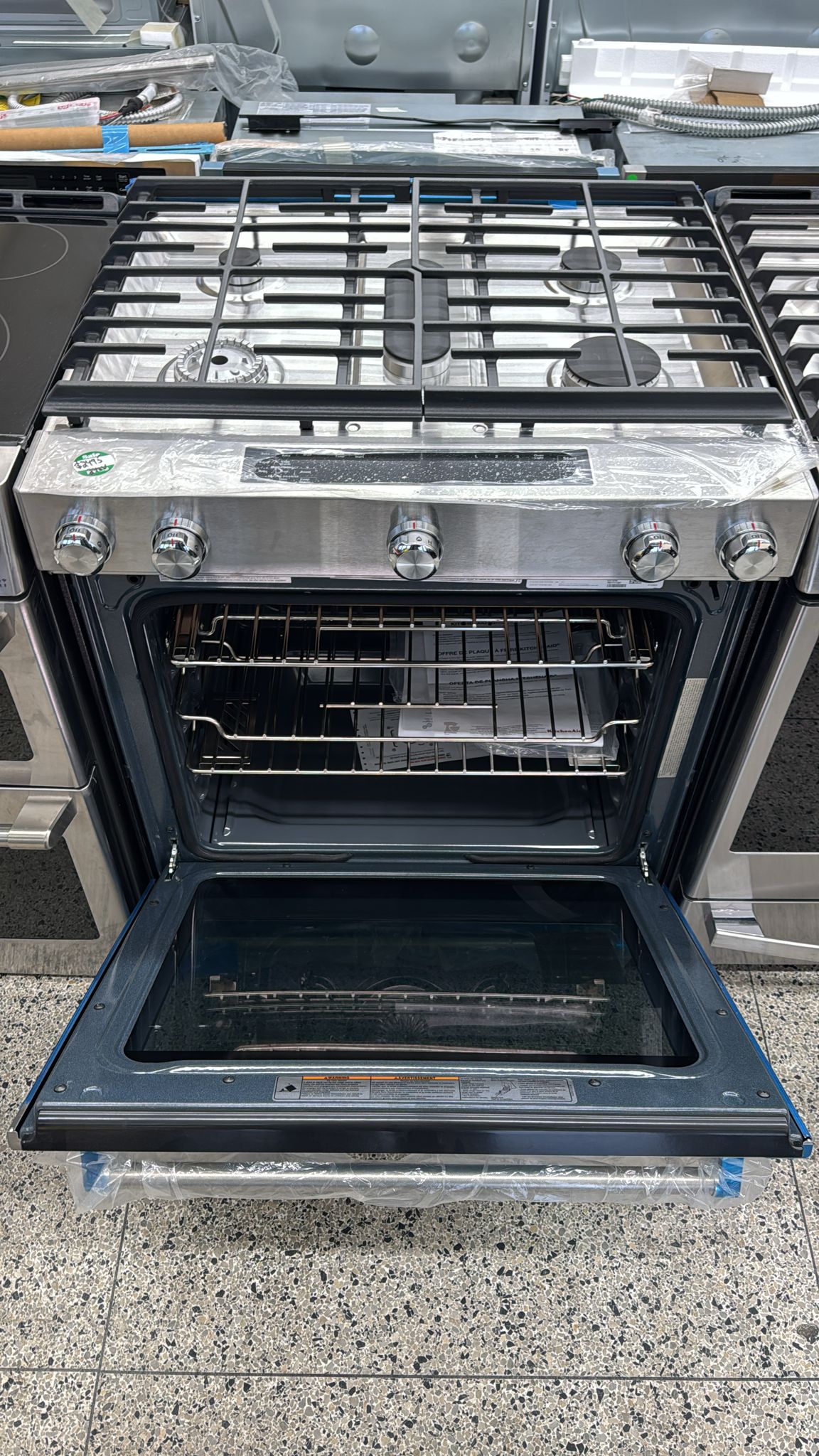 KitchenAid KSDB900ESS 30" Slide‑In Dual Fuel Range