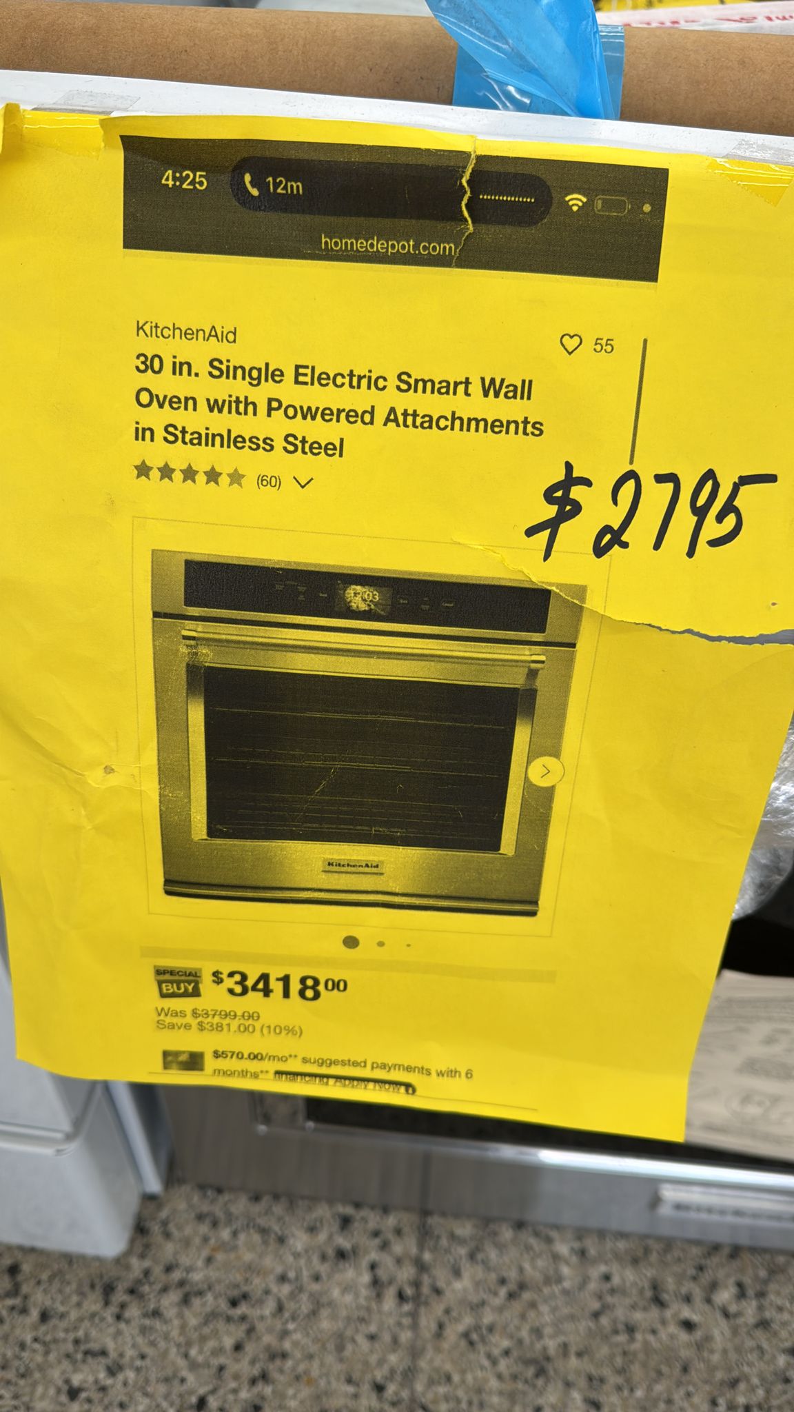 KitchenAid KOCE900HSS 30" Smart Convection Wall Oven